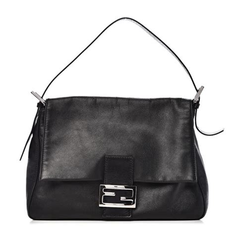 fendi forever big mama shoulder bag|FENDI Calfskin Big Forever Mama Baguette Black.